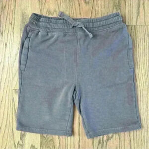 Boden Kids Garment Dyed Gray Sweat Shorts Size 11 Years (146 cm)